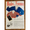 Modes et travaux N°722 avec 2 Patrons + Supplément 1961 vintage