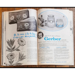 Modes et travaux N°758 avec 3 Patrons + Supplément 1964 vintage
