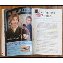 Modes et travaux N°758 avec 3 Patrons + Supplément 1964 vintage