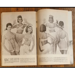 Modes et travaux N°767 avec 1 Patron + 2 Suppléments 1964 vintage