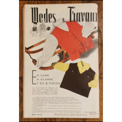 Modes et travaux N°767 avec 1 Patron + 2 Suppléments 1964 vintage