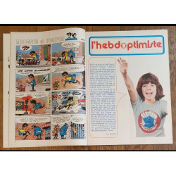 Tintin l'hebdoptimiste N°1 - 1973 Poster + Fiches vintage