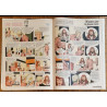 Tintin l'hebdoptimiste N°3 - Poster + Fiches 1973 vintage