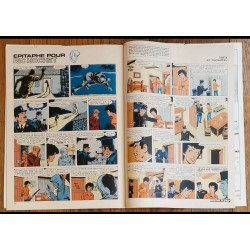 Tintin l'hebdoptimiste N°3 - Poster + Fiches 1973 vintage