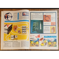 Tintin l'hebdoptimiste N°5 1973 Jeu moto circus + fiches