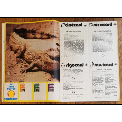 Tintin l'hebdoptimiste N°6 1973 Cadeau + fiches vintage