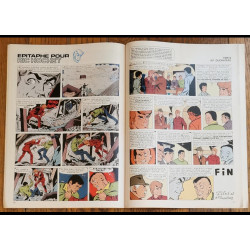 Tintin l'hebdoptimiste N°6 1973 Cadeau + fiches vintage