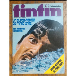 Tintin l'hebdoptimiste N°9 1973 avec Fiches John Wayne vintage