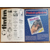 Tintin l'hebdoptimiste N°9 1973 avec Fiches John Wayne vintage