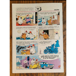 Tintin l'hebdoptimiste N°7 1973 avec fiches vintage
