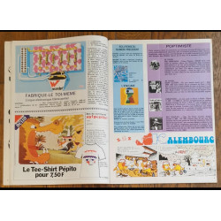 Tintin l'hebdoptimiste N°10 1973 avec fiches vintage