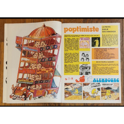 Tintin l'hebdoptimiste N°11 1973 avec fiches vintage