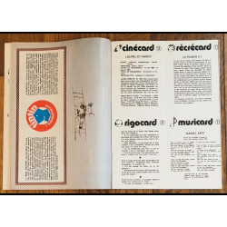 Tintin l'hebdoptimiste N°11 1973 avec fiches vintage