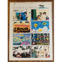 Tintin l'hebdoptimiste N°11 1973 avec fiches vintage