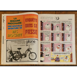 Tintin l'hebdoptimiste N°24 Charlot poster géant 1973 vintage