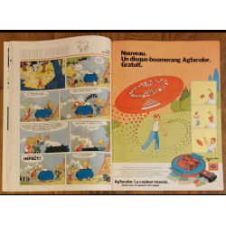 Tintin l'hebdoptimiste N°24 Charlot poster géant 1973 vintage