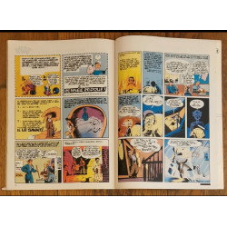 Tintin l'hebdoptimiste N°24 Charlot poster géant 1973 vintage