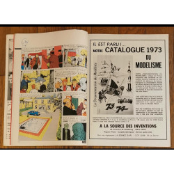 Tintin l'hebdoptimiste N°26 1973 Poster géant le chapiteau vintage
