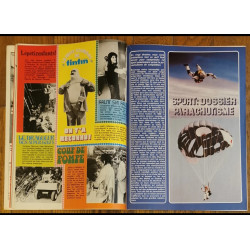 Tintin l'hebdoptimiste N°26 1973 Poster géant le chapiteau vintage