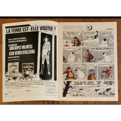 Tintin l'hebdoptimiste N°49 Poster Roger Moore 1973 vintage