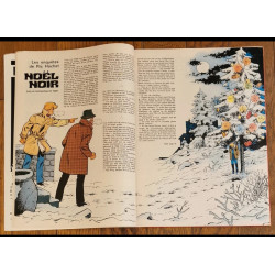 Tintin l'hebdoptimiste N°49 Poster Roger Moore 1973 vintage