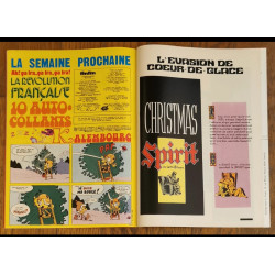 Tintin l'hebdoptimiste N°49 Poster Roger Moore 1973 vintage