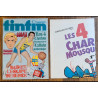Tintin l'hebdoptimiste N°63 poster Charlots mousquetaires 1974 vintage