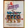 Tintin l'hebdoptimiste N°63 poster Charlots mousquetaires 1974 vintage