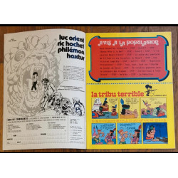 Tintin l'hebdoptimiste N°63 poster Charlots mousquetaires 1974 vintage
