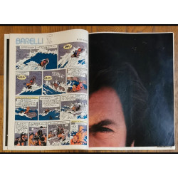 Tintin l'hebdoptimiste N°68 1974 Poster géant Clint Eastwood vintage