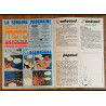 Tintin l'hebdoptimiste N°68 1974 Poster géant Clint Eastwood vintage