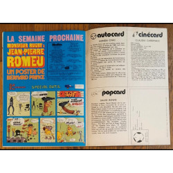 Tintin l'hebdoptimiste N°70 1974 avec autocollants vintage