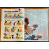 Tintin l'hebdoptimiste N°72 1974 Poster géant Basket Clermont Féminines vintage 🏀