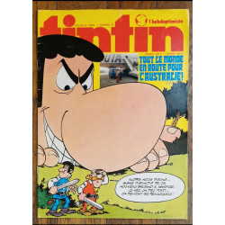 Tintin l'hebdoptimiste N°72 1974 Poster géant Basket Clermont Féminines vintage 🏀