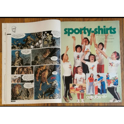 Tintin l'hebdoptimiste N°72 1974 Poster géant Basket Clermont Féminines vintage 🏀
