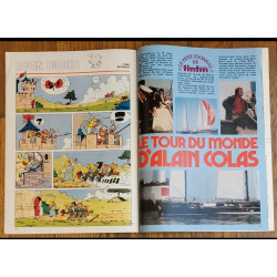 Tintin l'hebdoptimiste N°72 1974 Poster géant Basket Clermont Féminines vintage 🏀