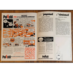 Tintin l'hebdoptimiste N°72 1974 Poster géant Basket Clermont Féminines vintage 🏀