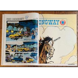 Tintin l'hebdoptimiste N°76 1974 Poster géant Buddy long way vintage