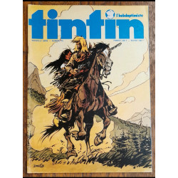 Tintin l'hebdoptimiste N°76 1974 Poster géant Buddy long way vintage