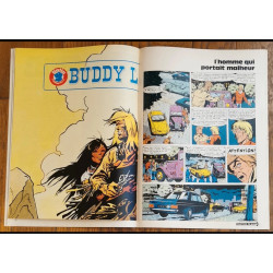 Tintin l'hebdoptimiste N°76 1974 Poster géant Buddy long way vintage