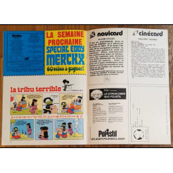 Tintin l'hebdoptimiste N°76 1974 Poster géant Buddy long way vintage