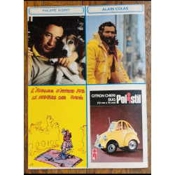 Tintin l'hebdoptimiste N°76 1974 Poster géant Buddy long way vintage