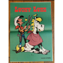 Nouveau Tintin N°22 1976 Poster Lucky Luke vintage