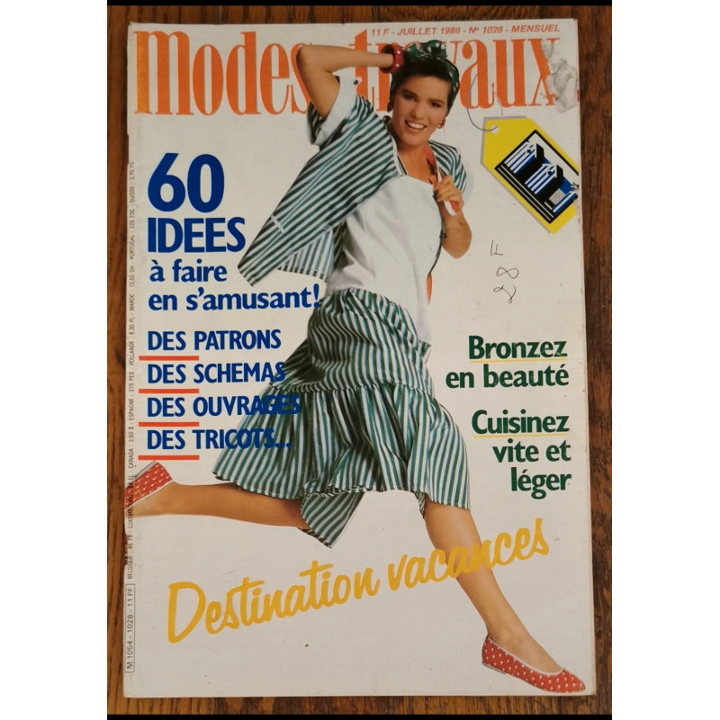 Modes et travaux N°1028 1986 vintage