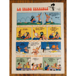 Nouveau Tintin N°22 1976 Poster Lucky Luke vintage