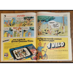Nouveau Tintin N°32 1976 Poster Tintin et les Picaros vintage