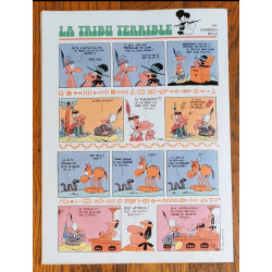 Nouveau Tintin N°32 1976 Poster Tintin et les Picaros vintage
