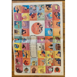 Nouveau Tintin N°34 1976 Poster jeu antigag vintage