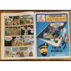 Nouveau Tintin N°34 1976 Poster jeu antigag vintage