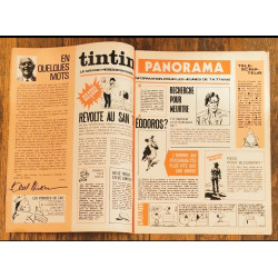 Nouveau Tintin N°1 + pub 1975 vintage